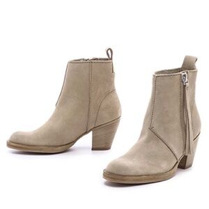 Acne Studios “Pistol” Women’s Suede Western Sz 37 Boho Ankle Boots